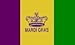 NEOPlex 3' x 5' Mardi Gras Historical Flag