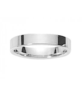 Alliance Mariage Or Blanc 9 carats Gratia 3,5 mm taille 73