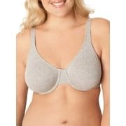 Image of Fruit of the Loom Women's Unlined Underwire Bra - Cotton & Spandex Blend for Natural Shape and Flexibility