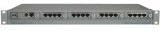 Omnitron iConverter 2422-0 E1/T1 Multiplexer - 16 x T1/E1 Network, 1 x 10/100/1000Base-T Network, 1 x 100Base-FX Network - 1Gbps Gigabit Ethernet, 1.54Mbps T1, 2.048Mbps E1