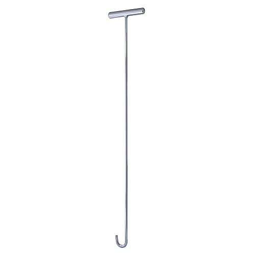 United Pacific 31” Heavy-Duty Chrome Plated 5Th Wheel Pin Puller, Solid Steel Rod W/5In Wide Handle, J-Hook – 1 Pack, (90010) #TOP1