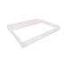 Puckdaddy Wickelaufsatz Sören – 108x80x10 cm, Wickelauflage aus MDF-Holz in Weiß, hochwertiger Wickeltischaufsatz kompatibel mit IKEA Hemnes Kommoden, inkl. Montagematerial zur Wandbefestigung