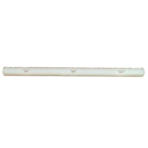 Crémaillère plastique percée 250mm pour motorisation de précision