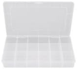 EKB-107 Plastic 18 Compartments Electronic Components Storage Box Case Container (Transparent)