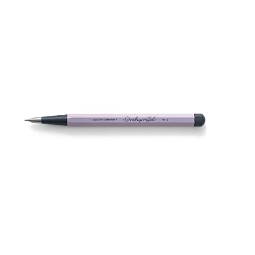 Image of LEUCHTTURM1917 0.7mm Mechanical Pencil Drehgriffel No.2 Lilac | Clutch Lead Pencil, HB Graphite, Twist Mechanism, 0.7mm Lead, Office Pencil, Stationery Gift