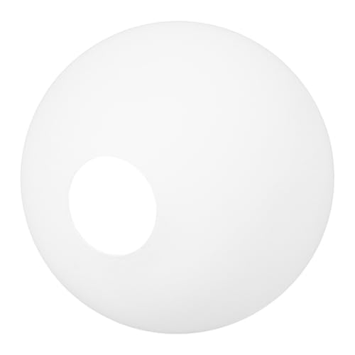 Image of Abaodam Glass Globe Lamp Shade Replacement Frosted White 10Cm Diameter Opal Sphere for Pendant Ceiling Wall Lights 3Cm Fitter