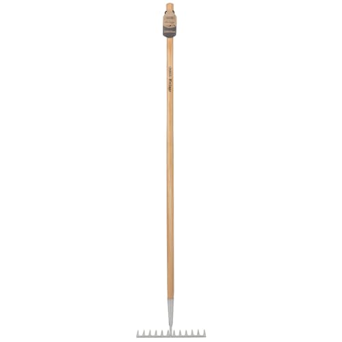 Draper Heritage 99015 Stainless Steel Garden Rake with Ash Handle