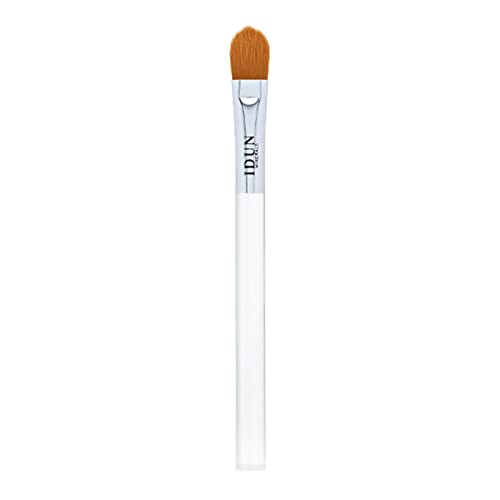 Idun Minerals - Concealer Brush - Small, Precise, Flat Tapered Tip - Soft Bristles For Concealing Blemishes - Gently Smooth Out Creamy Concealers - Leaving A Perfected Blurred Finish - 1 Pc