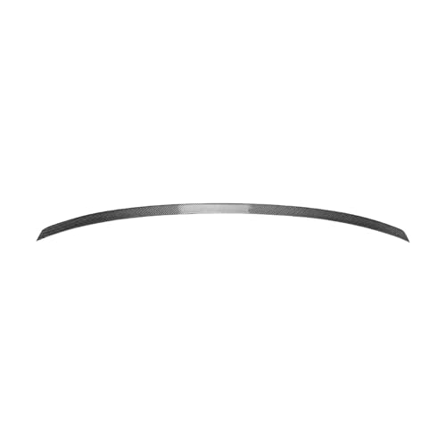 Aileron de coffre pour Audi A4 B9 S4 2017-2025 en ABS aspect carbone noir brillant