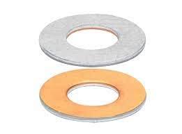 Bimetallic Washer Alu+Cu 1.5mm Thk x 12mm ID x 24mm OD - 100 Nos Per Pack