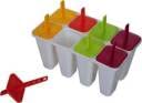 Image of 100 Ml Popsicle Molds Ice Pop Makers Ice Pop Molds Ice Bar Maker Plastic Popsicle Mold Manual Ice Cream Maker (Multicolor)