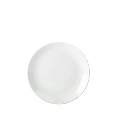 Genware NEV-187622 Royal Coupe Plate, 22 cm (Pack of 6)