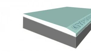 ITALFROM Pannello Accoppiato in Cartongesso Antiumido Aqua e EPS additivato con Grafite per Isolamento Termico/Acustico - 100x120xH3,25 cm