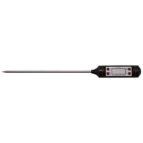 QRTTLY Termómetro para Alimentos, Termómetro para Cocinar Alimentos, Termómetro de Cocina, Termómetro de Carne, Termómetro Digital de Carne con Sonda Larga