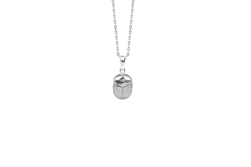 Scarabée en argent sterling, pendentif égyptien d'exception