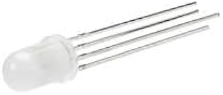 LED RGB 4 دبابيس 5 ملم، أبيض