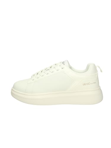 Baskets pour homme LIU JO Big 05 White, sneakers blanches élégantes modèle U26LJ01