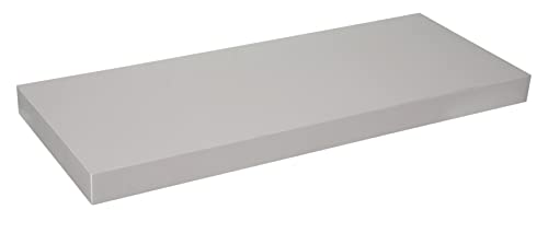 HERSIG - Estanteria Madera | Estanteria Flotante - Balda Flotante - Color Gris - 60 x 23,5 x 3,8 cm