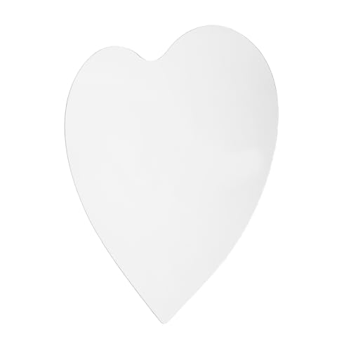 HYTROVE Espejo de Pared Autoadhesivo Forma de Corazón de Acrílico Ligero E Irrompible para Decoración Moderna en Dormitorios y Cocina en San Valentín