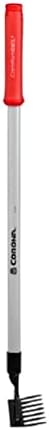 Corona K & S Precision Metals Tools GT 3234 Reach 7-Tine Extended Rake, Silver,RED,Black