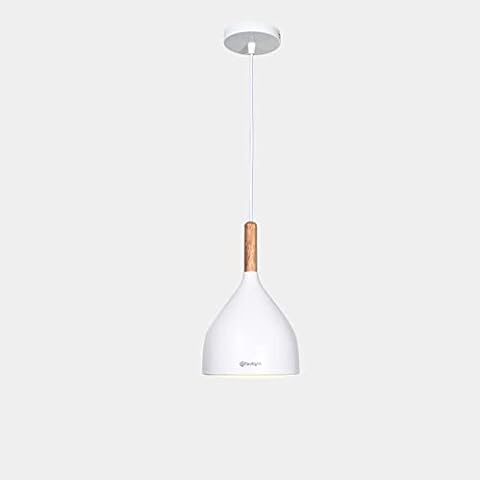 CeSunlight 10 Watt Modern Elegance Pendant Hanging Lamp Metal Pendant Lighting (White) Cover