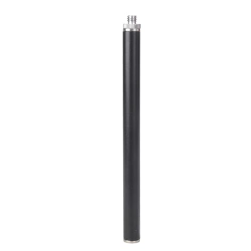 Varilla de extensión de hierro para montaje de cámara con diseño de rosca profunda de 1/4 a 3/8 pulgadas para conexión estable de soporte de luz de cámara réflex digital, varilla de extensión roscada