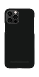 IDEAL OF SWEDENFlat Case for iPhone 12/12 Pro, Supports Wireless Charging, Durable Matte Polycarbonate Phone Case with Anti-Slip (Coal Black)