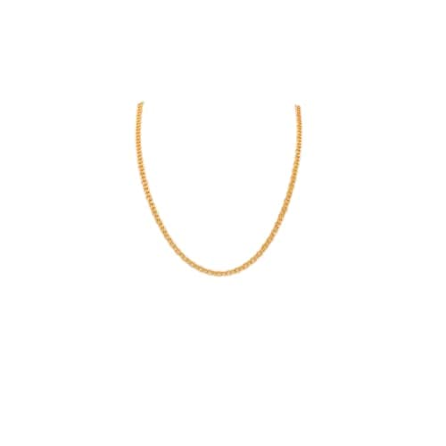 Arinjal chain for men. Micro Plated Brass chain