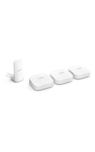Image of Amazon eero Pro 6E (3-pack) with Amazon eero Signal 4G LTE cellular backup for eero systems