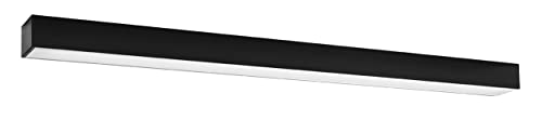 SOLLUX lighting Integrated LED 95cm Linear Flush Light Black 3000K Integriertes LED 95cm Lineares Unterputzlicht Schwarz 3000K 3000
