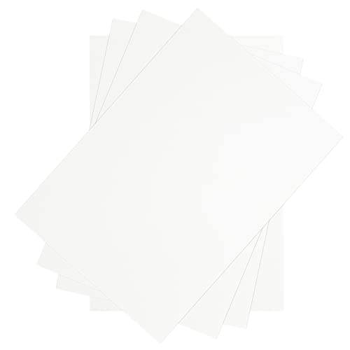 Feuilles d'aggloméré rigides et épaisses PINGEUI blanches 50 pièces
