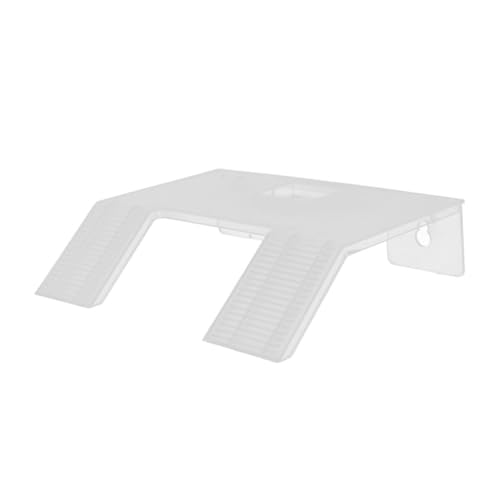 iplusmile カメ水槽の日光浴プラットフォーム やどかりサンド 爬虫類の装飾 亀のプラットフォーム カエルの食べ物 ひげを生やした ケージアクセサリー 亀の囲い 屋内 カニ 白い