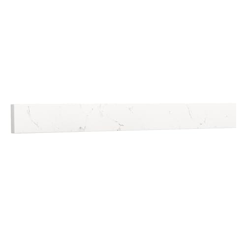 Cultured Marble Backsplash - Light-Vein Carrara by Wyndham Collection'