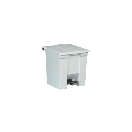 Rubbermaid | Tretabfalleimer | Industrie | aus Polyethylen | Volumen 30 l | weiß