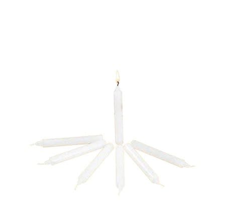 Trinity Church Supply No. 3 Polar Devotional with Paper Drip Protectors - Unscent Long Hours Lasting Candle for Baptism Prayer Easter Party Decoration