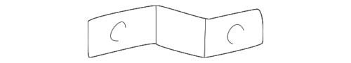 Mercedes Benz Genuine Rear Bracket 463-855-00-14