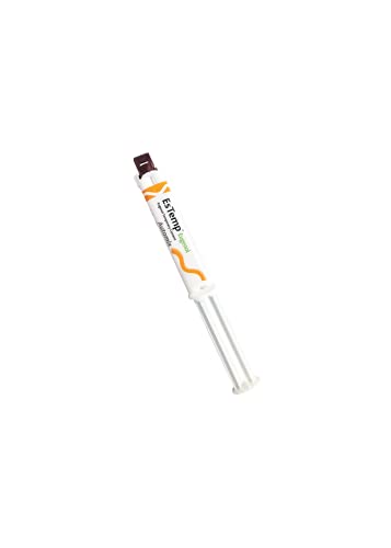 EsTemp Eufenol, Eugenol Temporary Cement Automix (2 X 10G syringe x 2ea, Eco Tips)