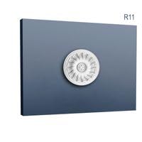 Rosetón R11 Orac de 19 cm para tapar grietas de lámparas en techos 2