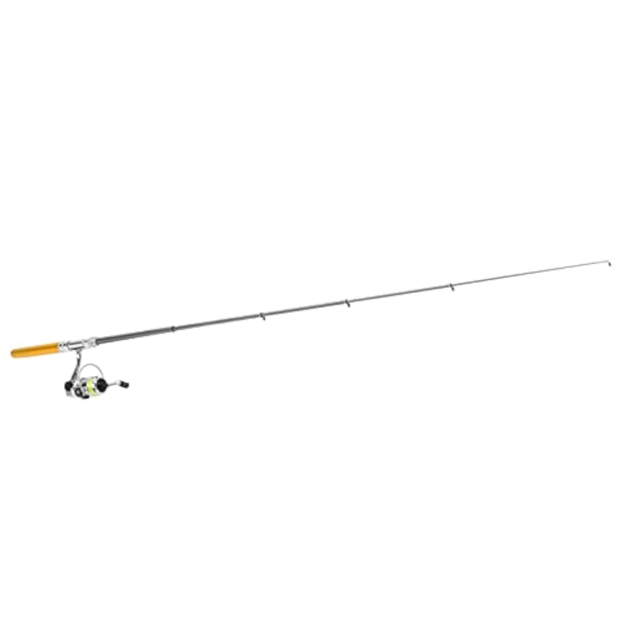 Pocket Fishing Pole with Reel Wheel, Mini Pen Shape