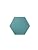 Avant Decor | Peel and Stick Kitchen Backsplash Tiles | Stone Composite Hexagon Solid Color | Stick On Wall Tiles | Easy DIY Installation | 6” x 6.9” | Single Tile