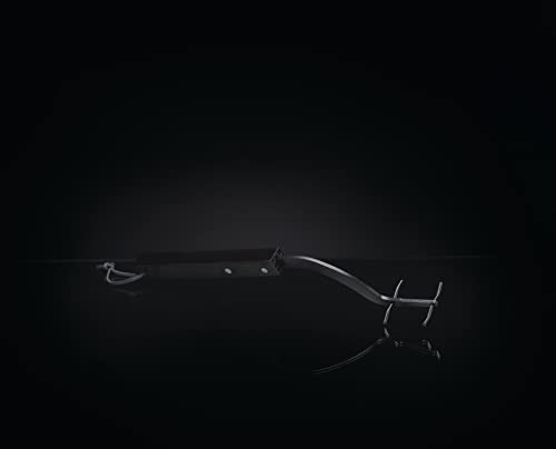 Napoleon Grid Lifter - Black, Steel, Riveted Wood Handle, 14-In, Use Leverage to Safely Lift Cooking Grids