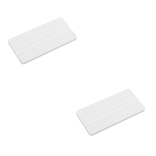 VANZACK Gem Display Tray - Jewelry Grading Plate for Diamonds - Gemstones & Collectibles White Color Convenient Slots for Bead Storage & Color Comparison for Collectors