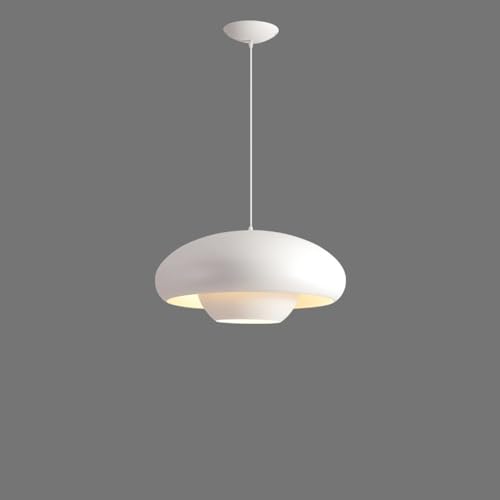Lámpara de hongo LED colgante japonesa de hierro para mesa de comedor 2