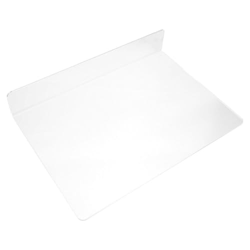 Fregadero de acrílico Garneck con protector antisalpicaduras y bloqueador elevado transparente 2