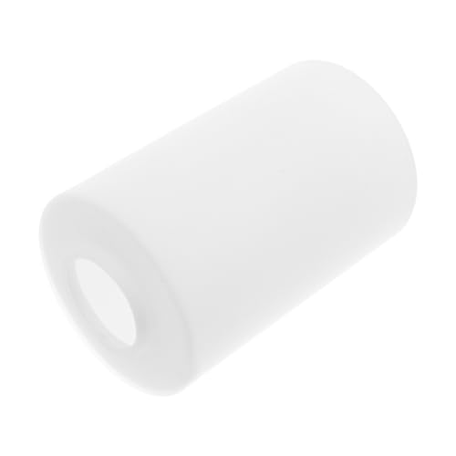 HORIALENCE シンプルホワイトガラスランプシェード 対応 シリンダー型壁灯用シェード 吊り下げ照明用カバー インテリア装飾用 簡単取付けでホ