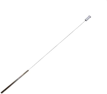 Expandable Dowsing Rod Bobber Tensor Meter for Divining Water, Earth Energy, EMF, Gold Mining, Underground Buried Items with Instructions - Stainless Steel Metal Handle