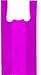 Magenta Plastronic T-Shirt Bag 12 X 8 X 24 Qty of 1000