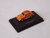 Volkswagen Käfer miniature Schuco 1/87 finition haut de gamme Love Bug