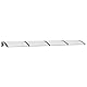 vidaXL Türvordach, Vordach für Haustür 400x80cm, Haustür Überdachung Haustürvordach, Pultvordach Haustürdach Pultbogenvordach, Schwarz Transparent Polycarbonat
