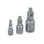 Neilsen CT3633 3-Piece Magnetic Socket Adaptor Set - 1/4in, 3/8in, 1/2in Drive Sizes, Includes 37mm, 43mm, 60mm Adaptors